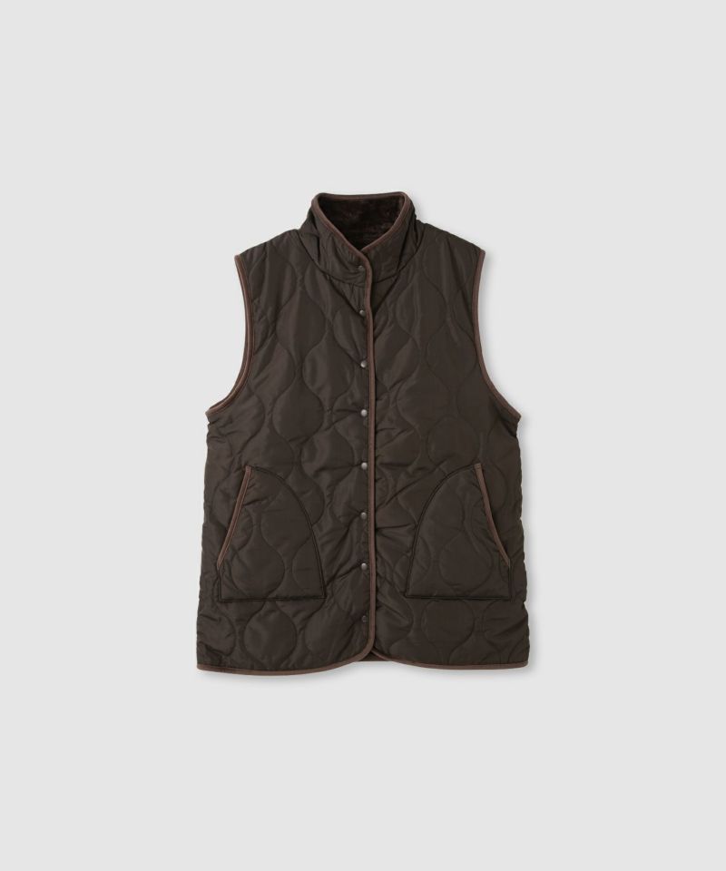 [値下げ]Idnes  リバーシブルキルトベスト レディース商品画像-22