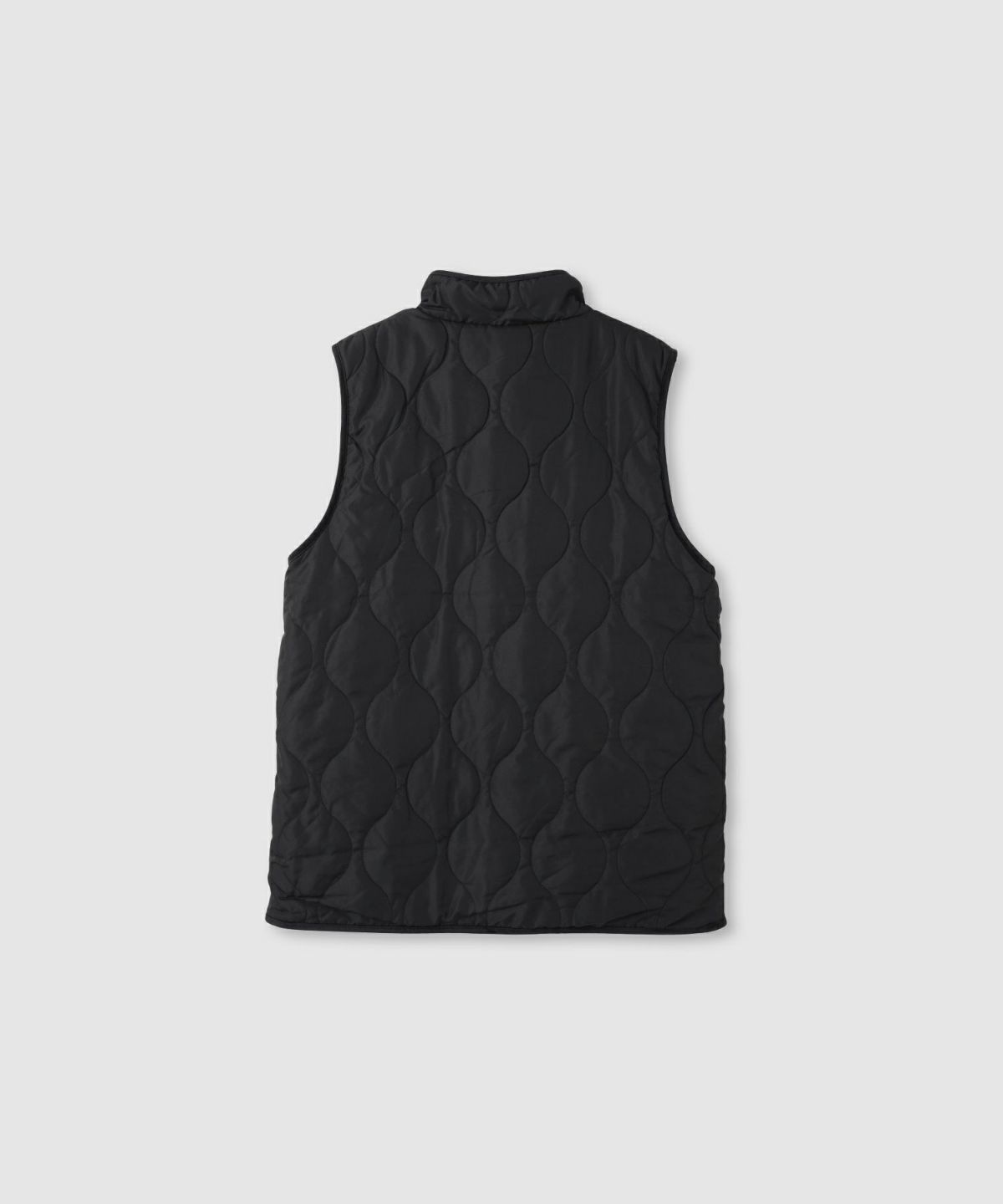 Idnes リバーシブルキルトベスト レディース