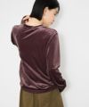 [値下げ]Idnes  ベロアロングスリーブTシャツ レディース メール便 対応商品商品サムネイル-6