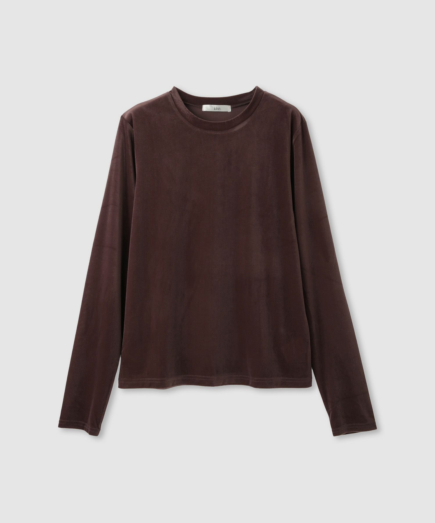 [値下げ]Idnes  ベロアロングスリーブTシャツ レディース メール便 対応商品商品サムネイル-16