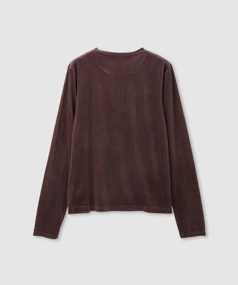 [値下げ]Idnes  ベロアロングスリーブTシャツ レディース メール便 対応商品商品画像-19