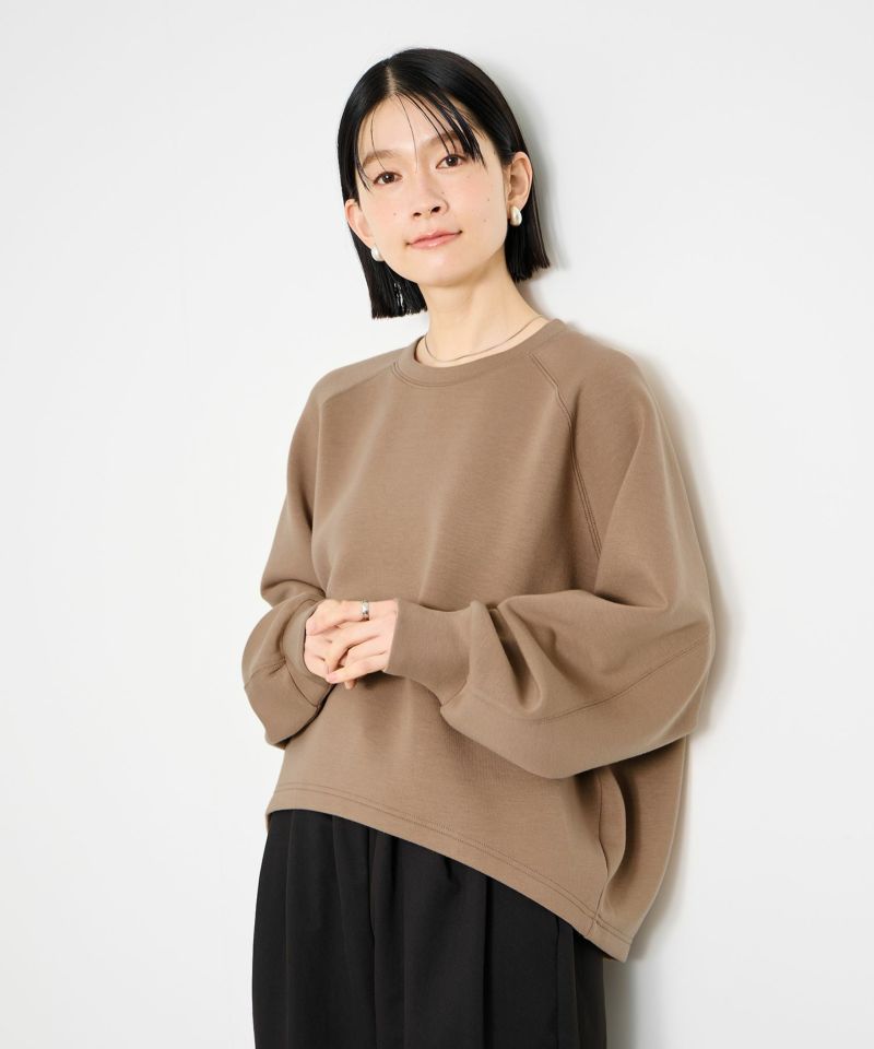 Idnes  ストレッチポンチ素材プルオーバー レディース商品画像-5