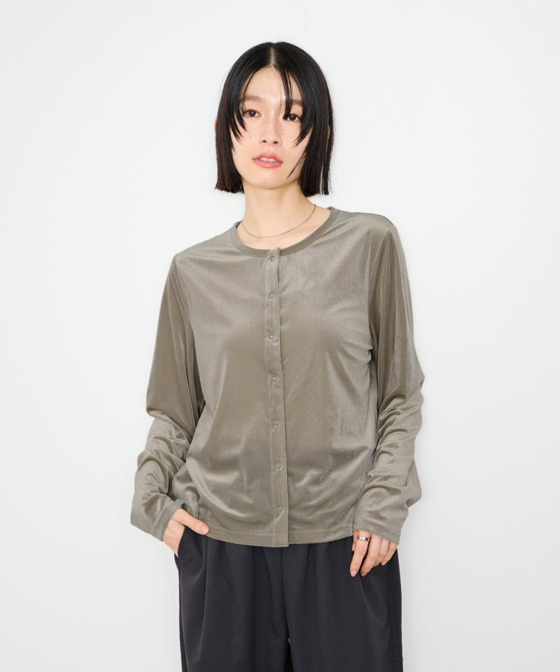 [値下げ]Idnes  ベロアカーディガン レディース商品画像-2