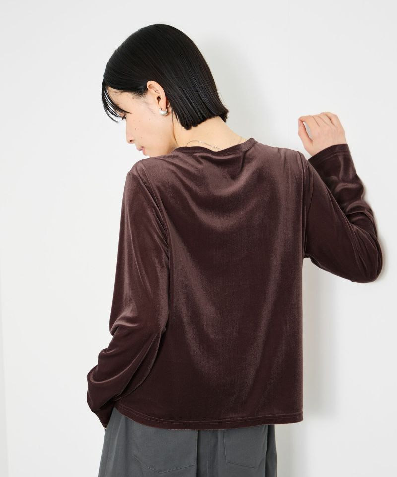 [値下げ]Idnes  ベロアカーディガン レディース商品画像-7