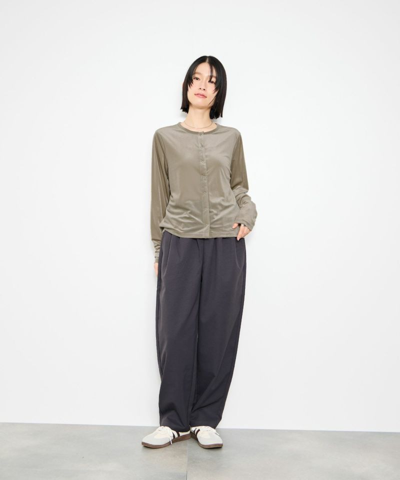 Idnes  ベロアカーディガン レディース商品画像-11