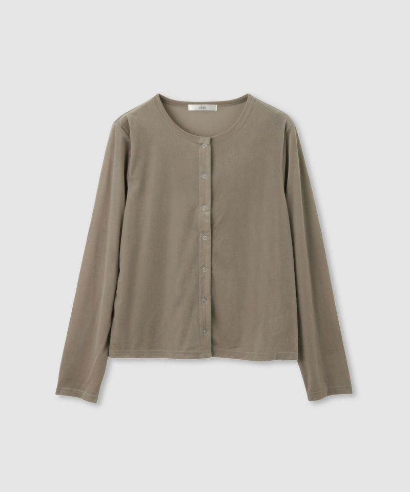 Idnes  ベロアカーディガン レディース商品画像-17