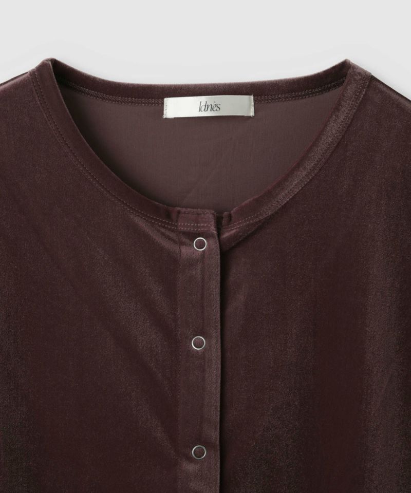 Idnes  ベロアカーディガン レディース商品画像-20