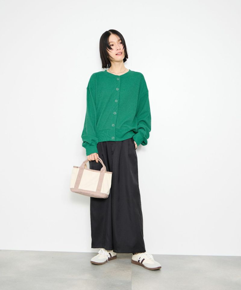 Idnes  ワッフルカーディガン レディース商品画像-11