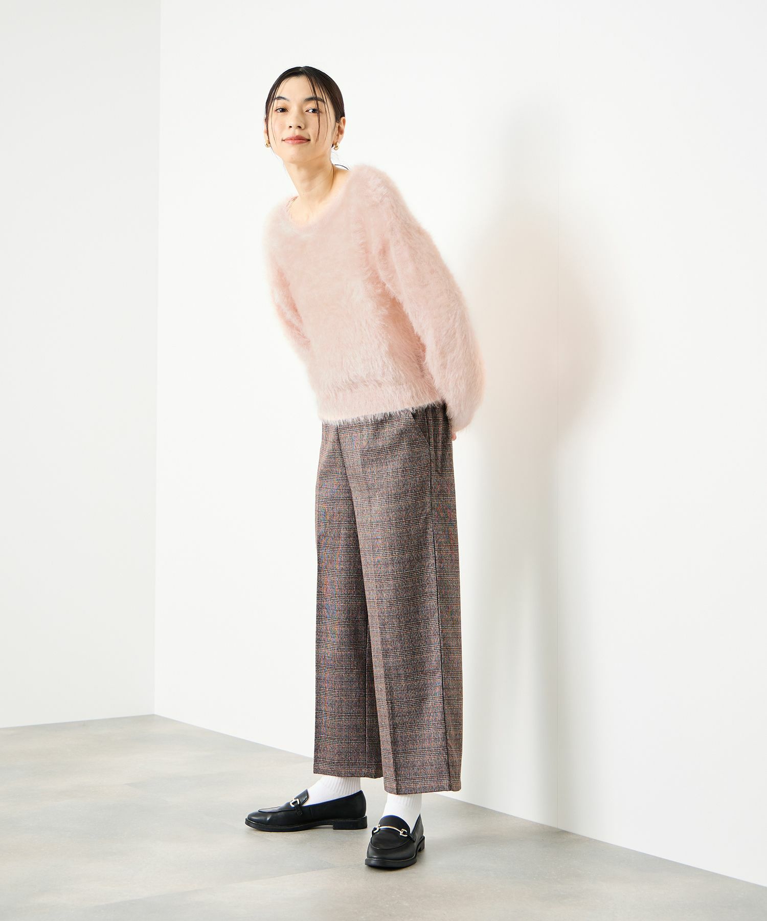 [さらに50%OFF]Idnes  フェザーヤーンニットプルオーバー レディース商品画像-7