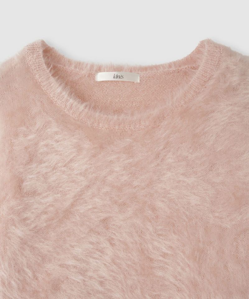 Idnes  フェザーヤーンニットプルオーバー レディース商品画像-18