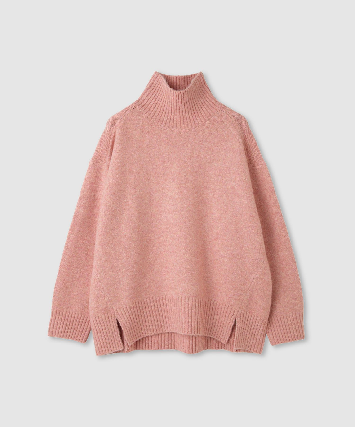 Idnes ヤクライクタートルネックニット レディース