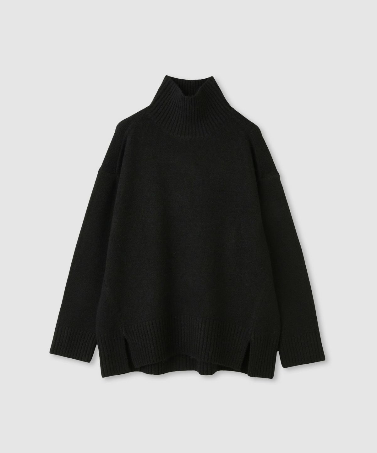 Idnes ヤクライクタートルネックニット レディース