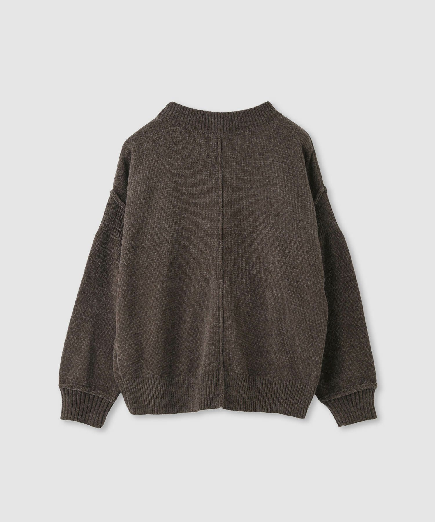 Idnes モールハイネックニットプルオーバー レディース