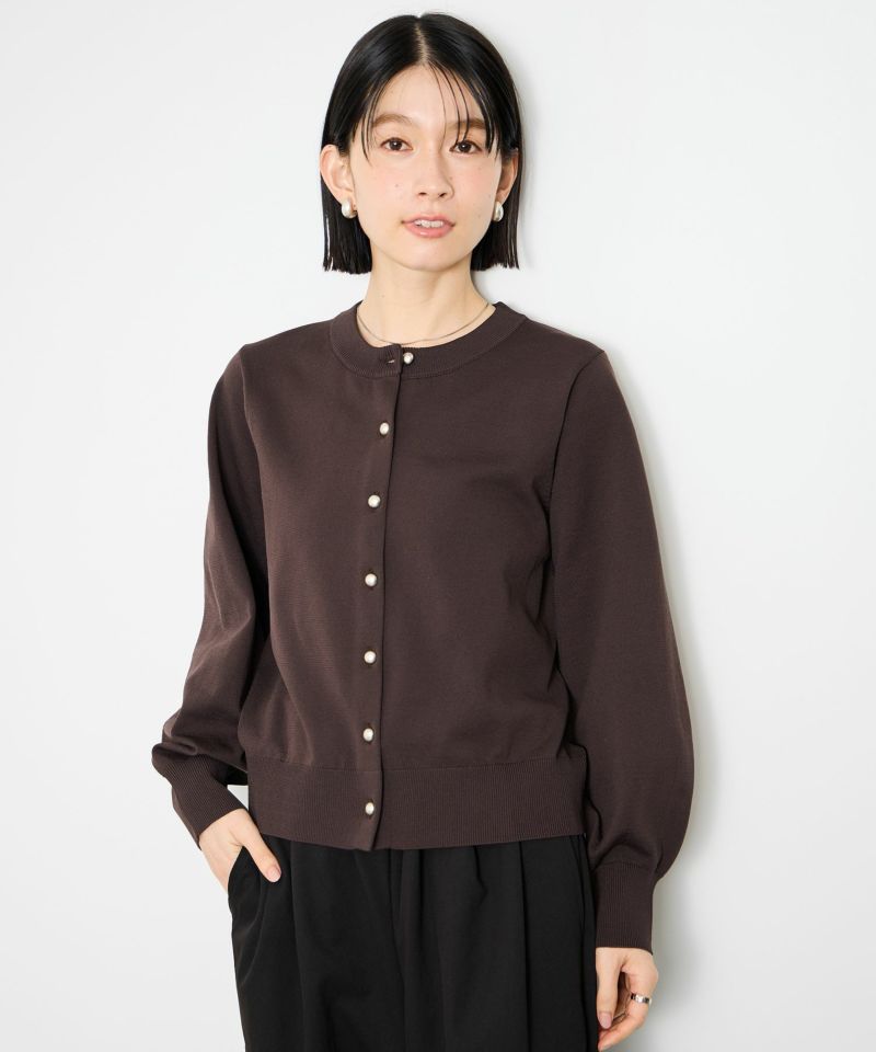 Idnes  ボリュームスリーブカーディガン レディース商品画像-5