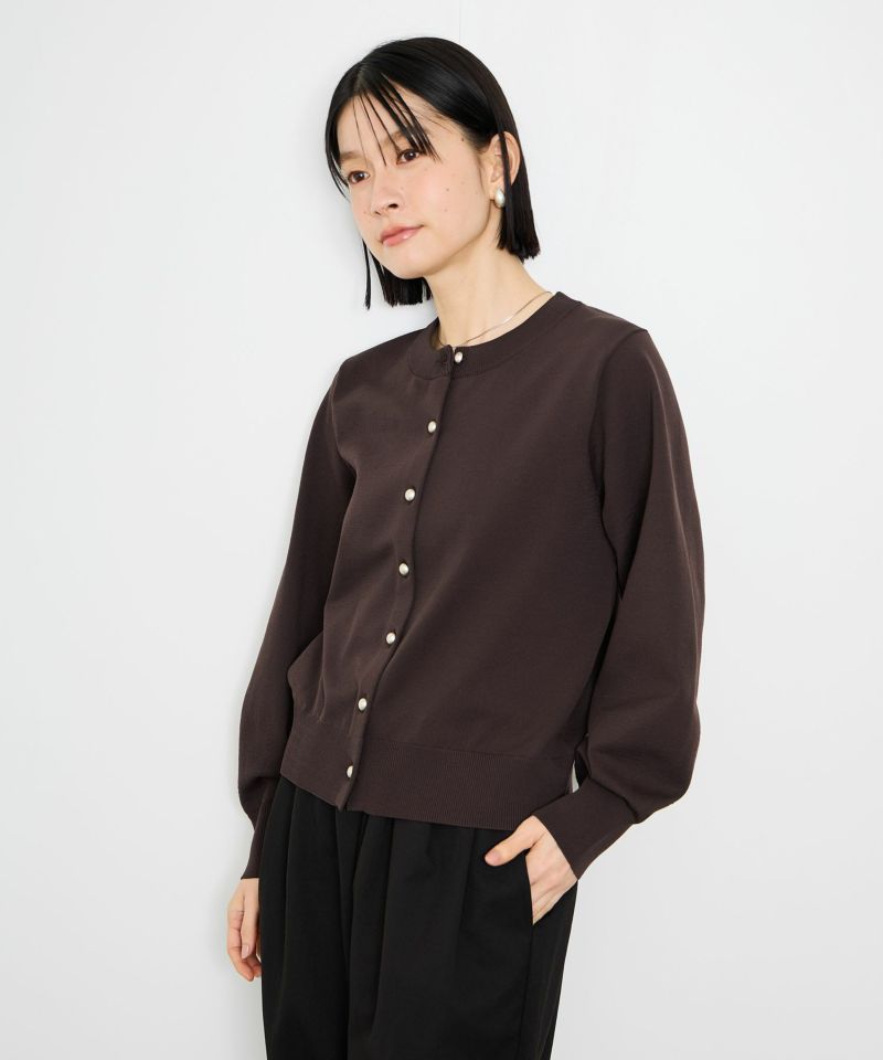 Idnes  ボリュームスリーブカーディガン レディース商品画像-21