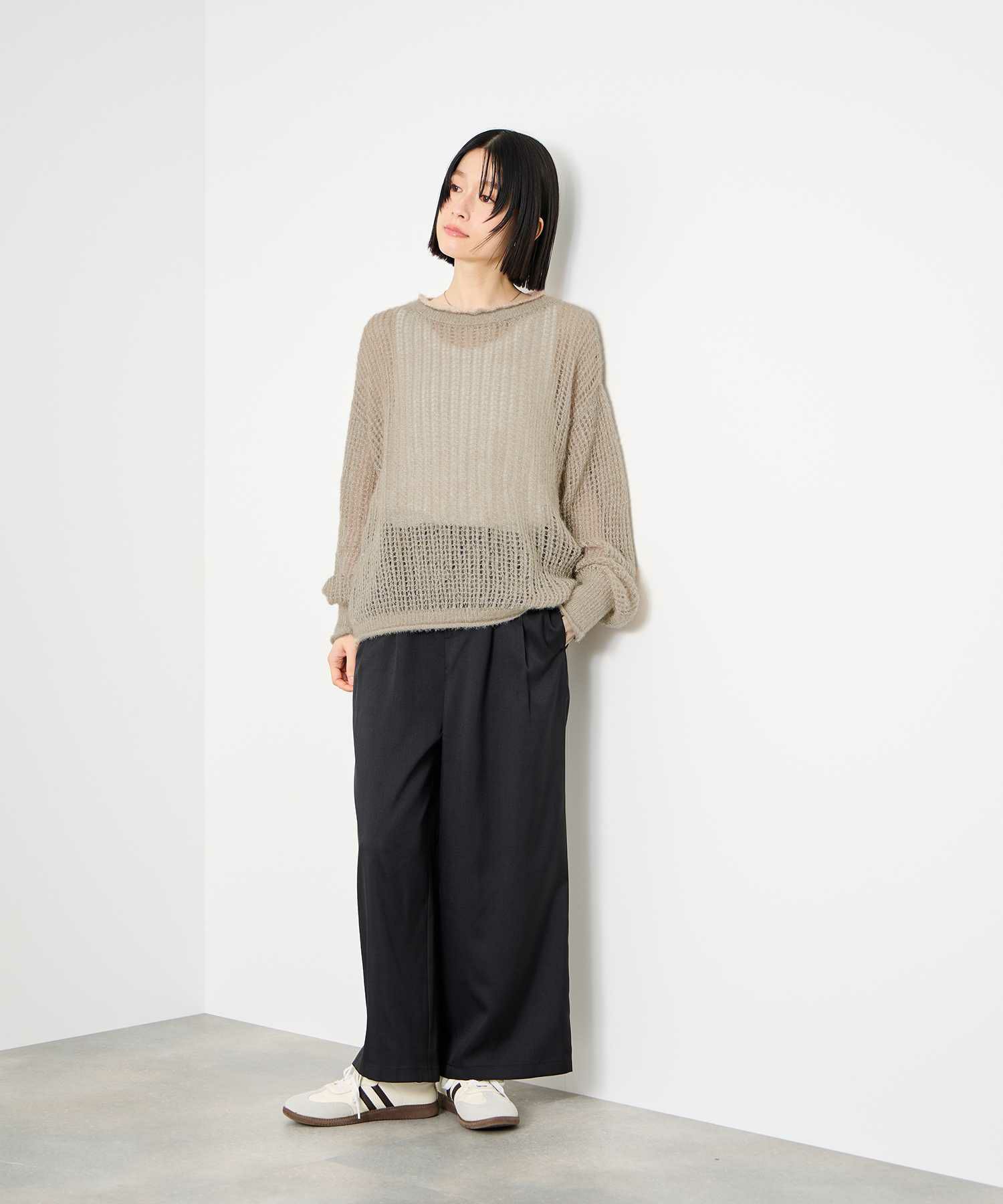 [値下げ]Idnes  ラメメッシュニットプルオーバー レディース商品画像-15
