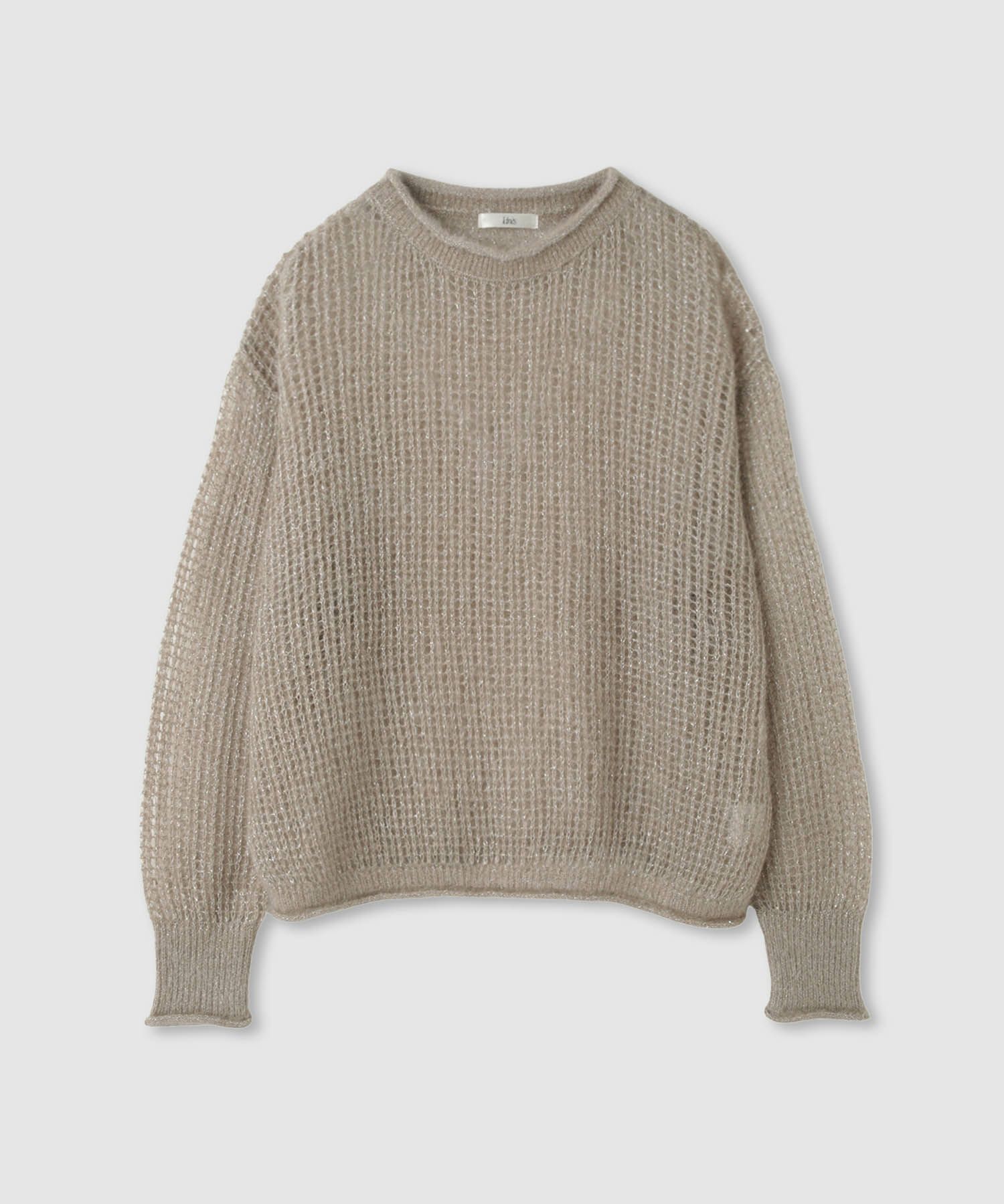 [値下げ]Idnes  ラメメッシュニットプルオーバー レディース商品画像-18