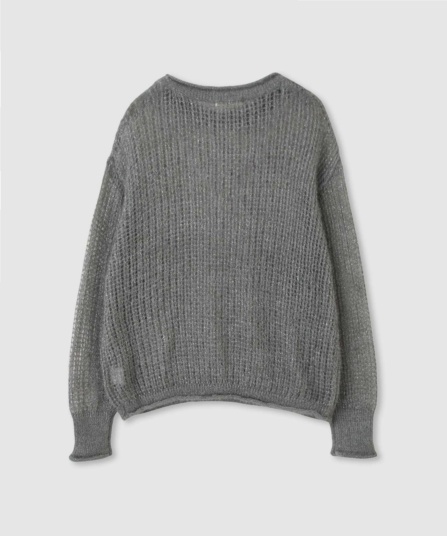 [値下げ]Idnes  ラメメッシュニットプルオーバー レディース商品画像-19