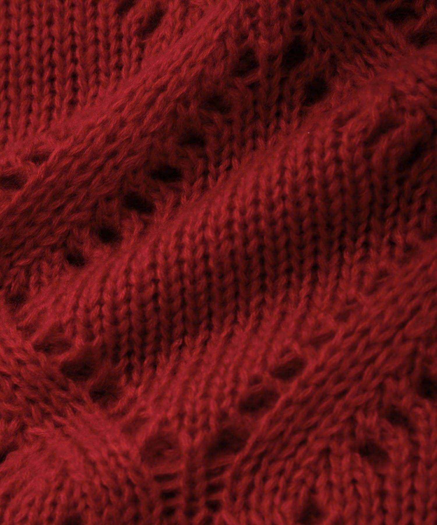 [さらに50%OFF]Idnes  ダイヤ柄透かし編みニットプルオーバー レディース商品サムネイル-24