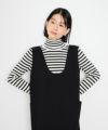 Idnes  ボーダーリブタートルネックニット レディース商品サムネイル-2