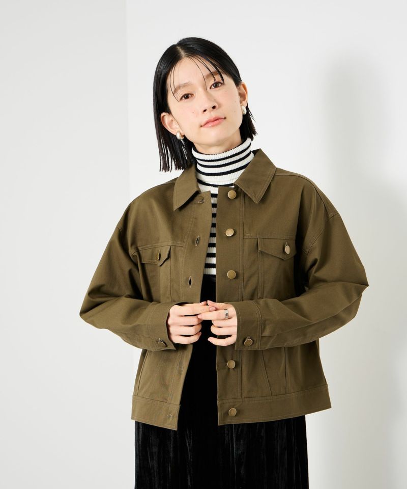 [値下げ]Idnes  ボーダーリブタートルネックニット レディース商品画像-14