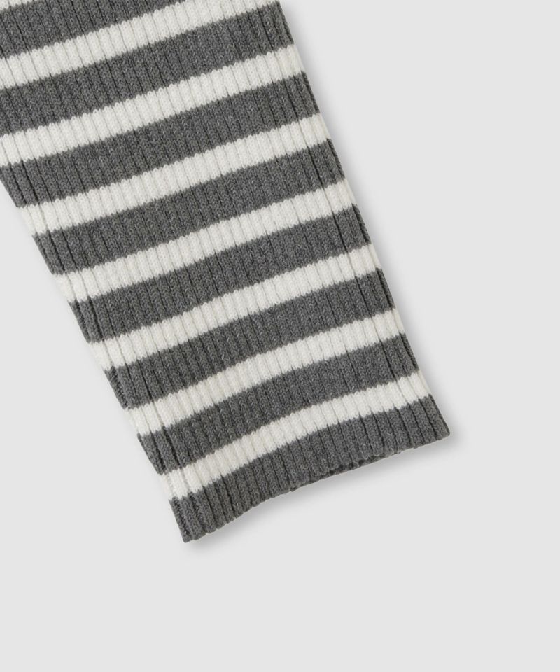 [値下げ]Idnes  ボーダーリブタートルネックニット レディース商品画像-25