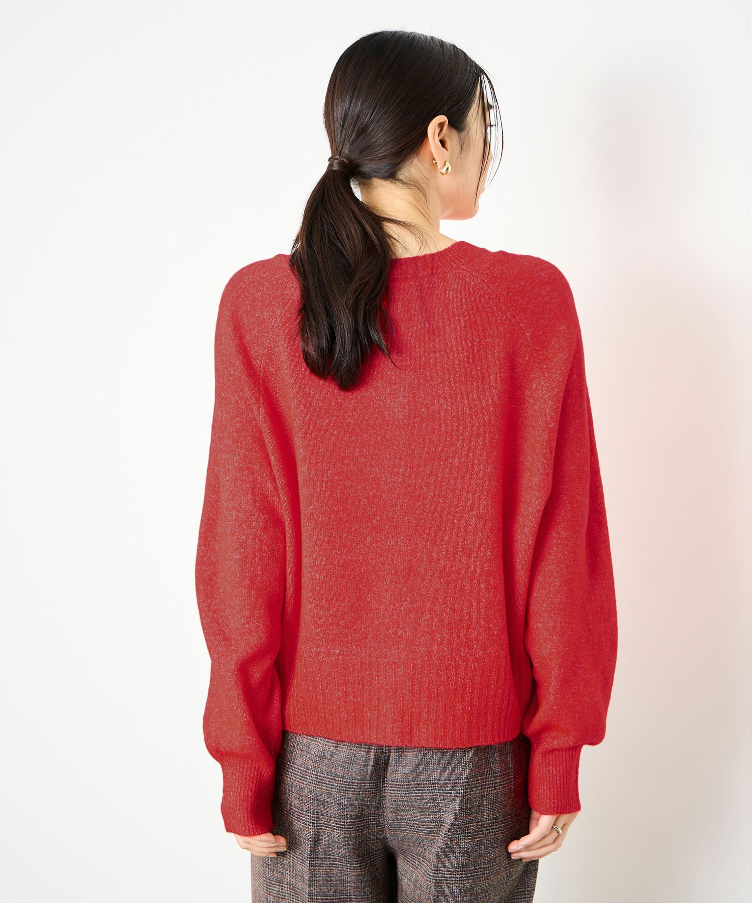 [さらに50%OFF]Idnes ヤクライククルーカーディガン レディース商品サムネイル-7