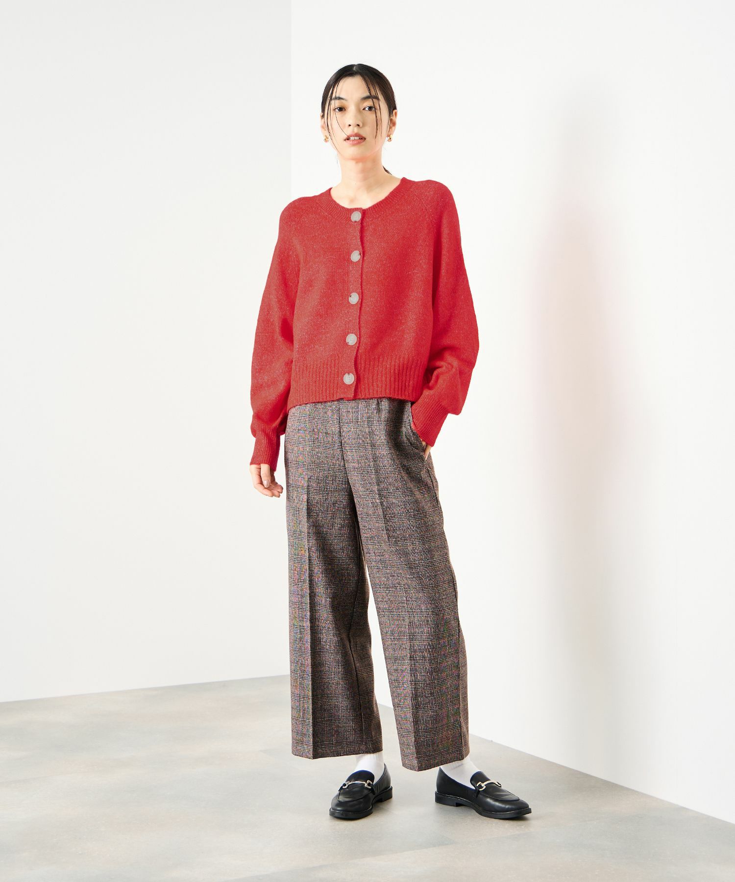 Idnes ヤクライククルーカーディガン レディース商品画像-9