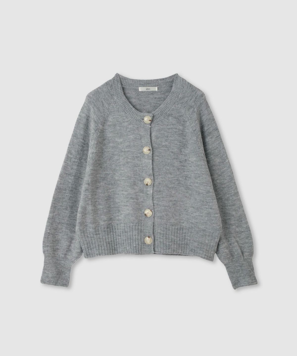 Idnes ヤクライククルーカーディガン レディース