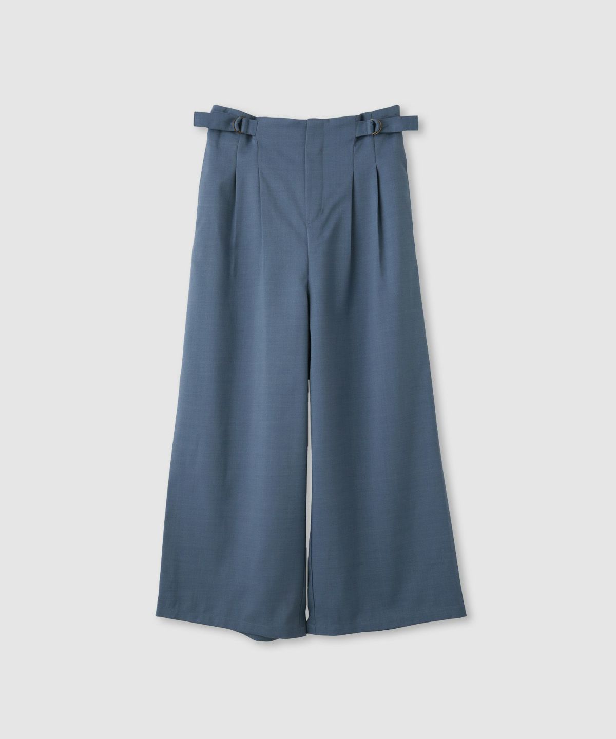 Idnes サイドバックルクロップドパンツ レディース