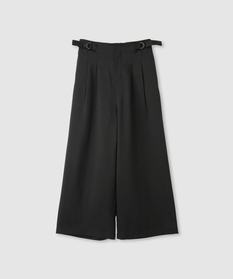 Idnes  サイドバックルクロップドパンツ レディース商品画像-16