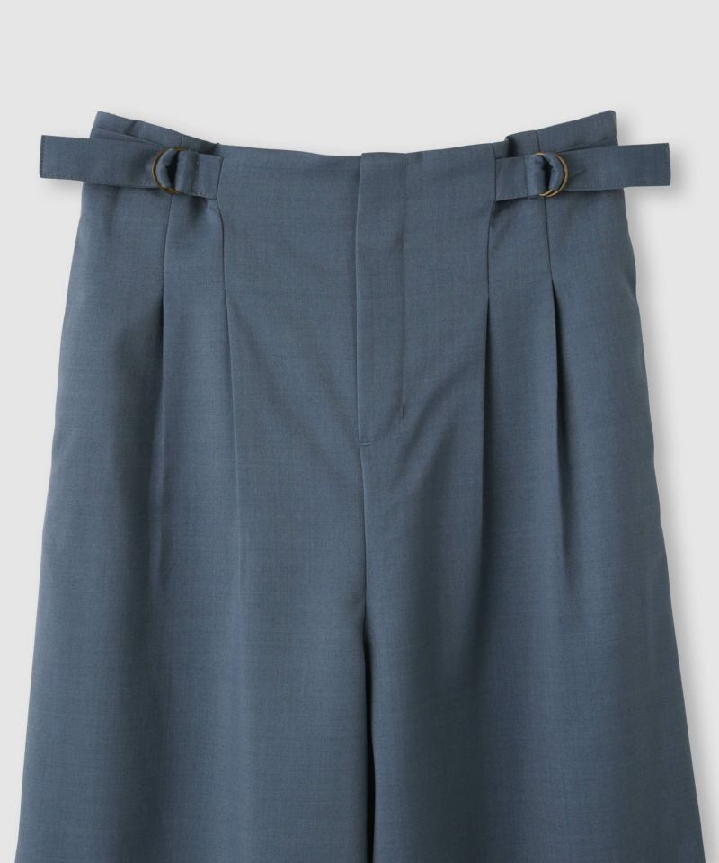 Idnes  サイドバックルクロップドパンツ レディース商品画像-19