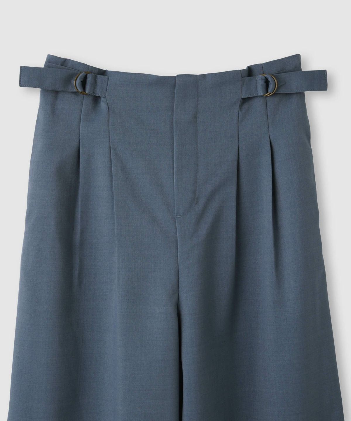 Idnes サイドバックルクロップドパンツ レディース