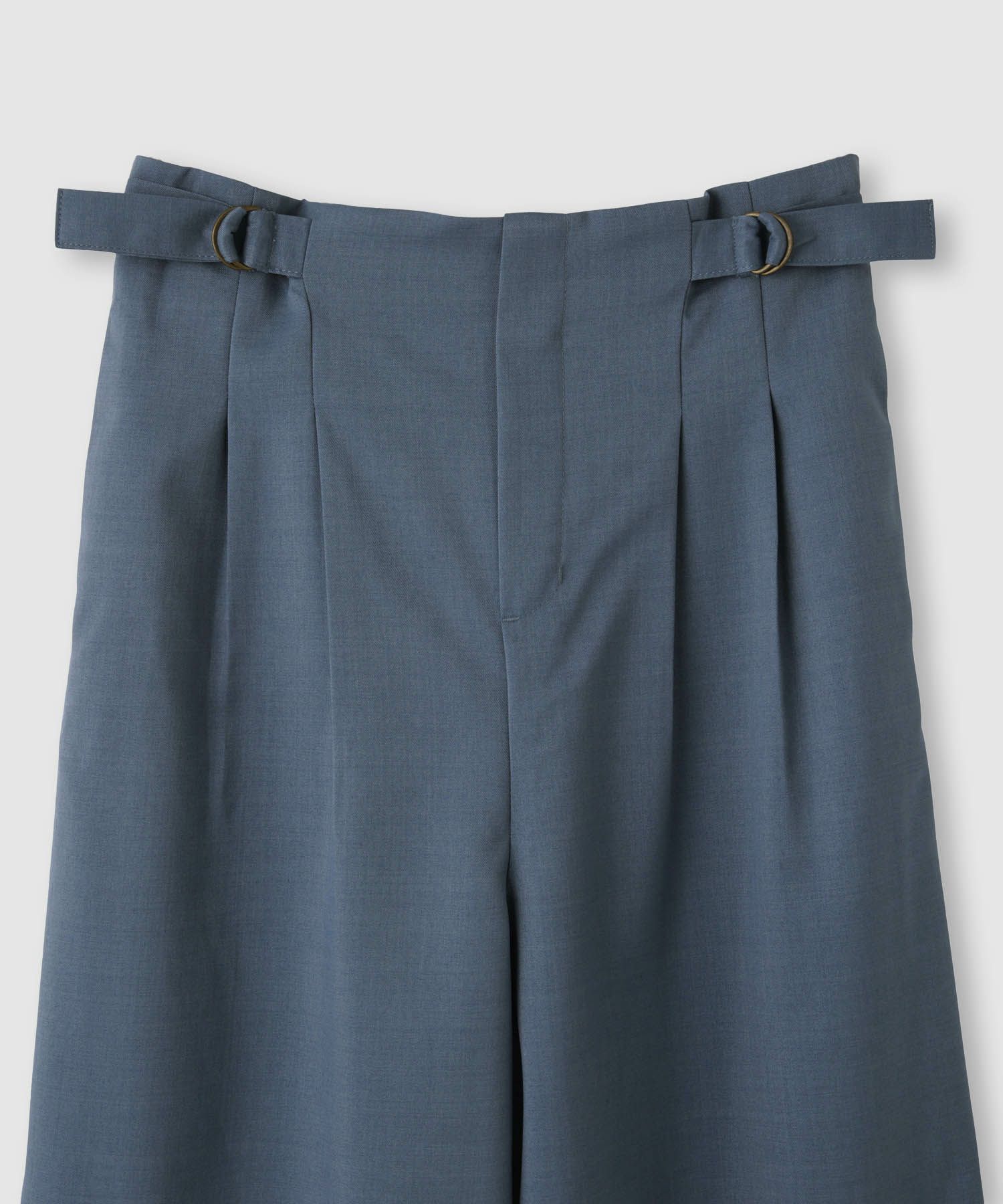 Idnes サイドバックルクロップドパンツ レディース