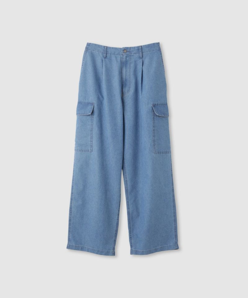 Idnes デニムカーゴパンツ レディース商品画像-12