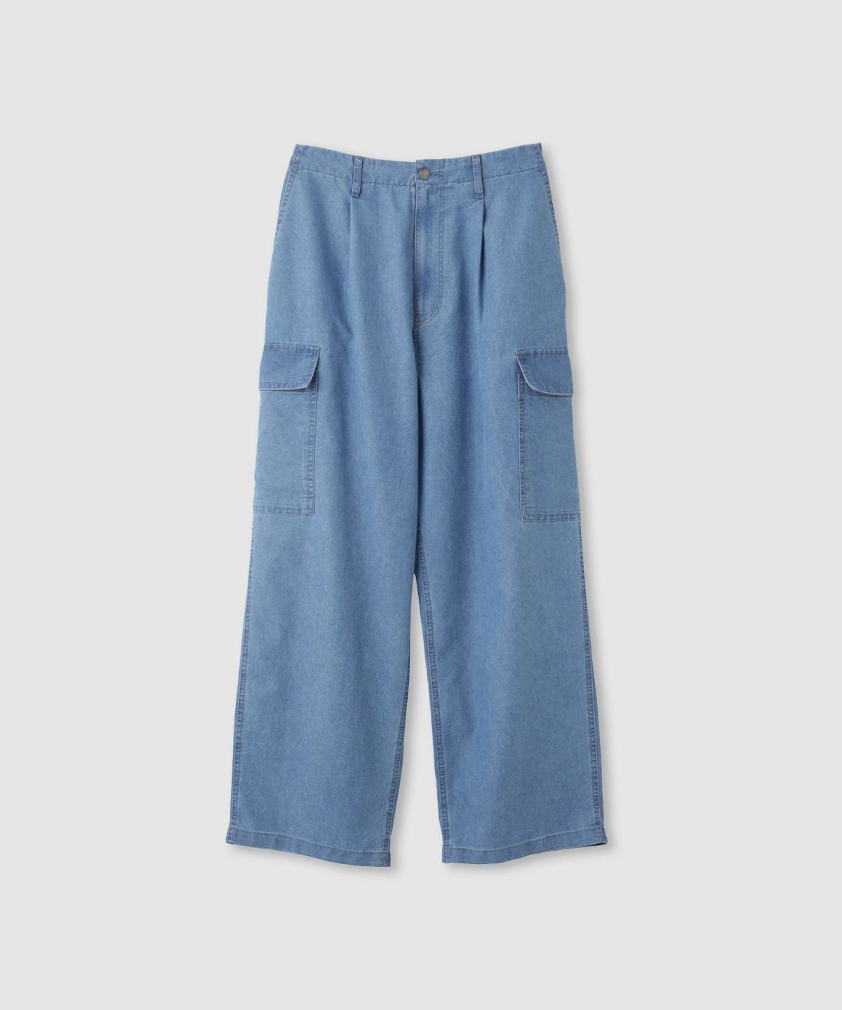 Idnes デニムカーゴパンツ レディース