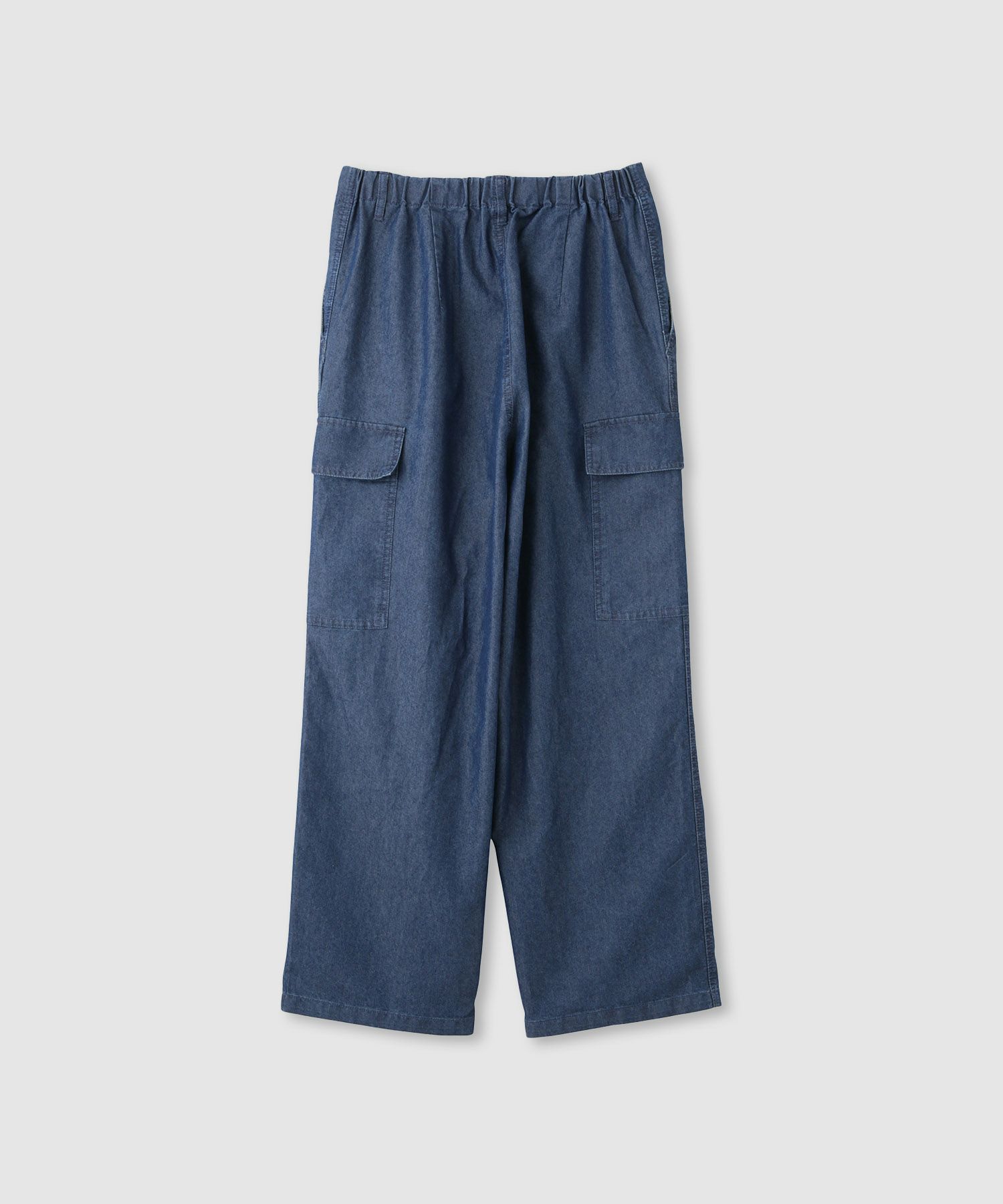 Idnes デニムカーゴパンツ レディース