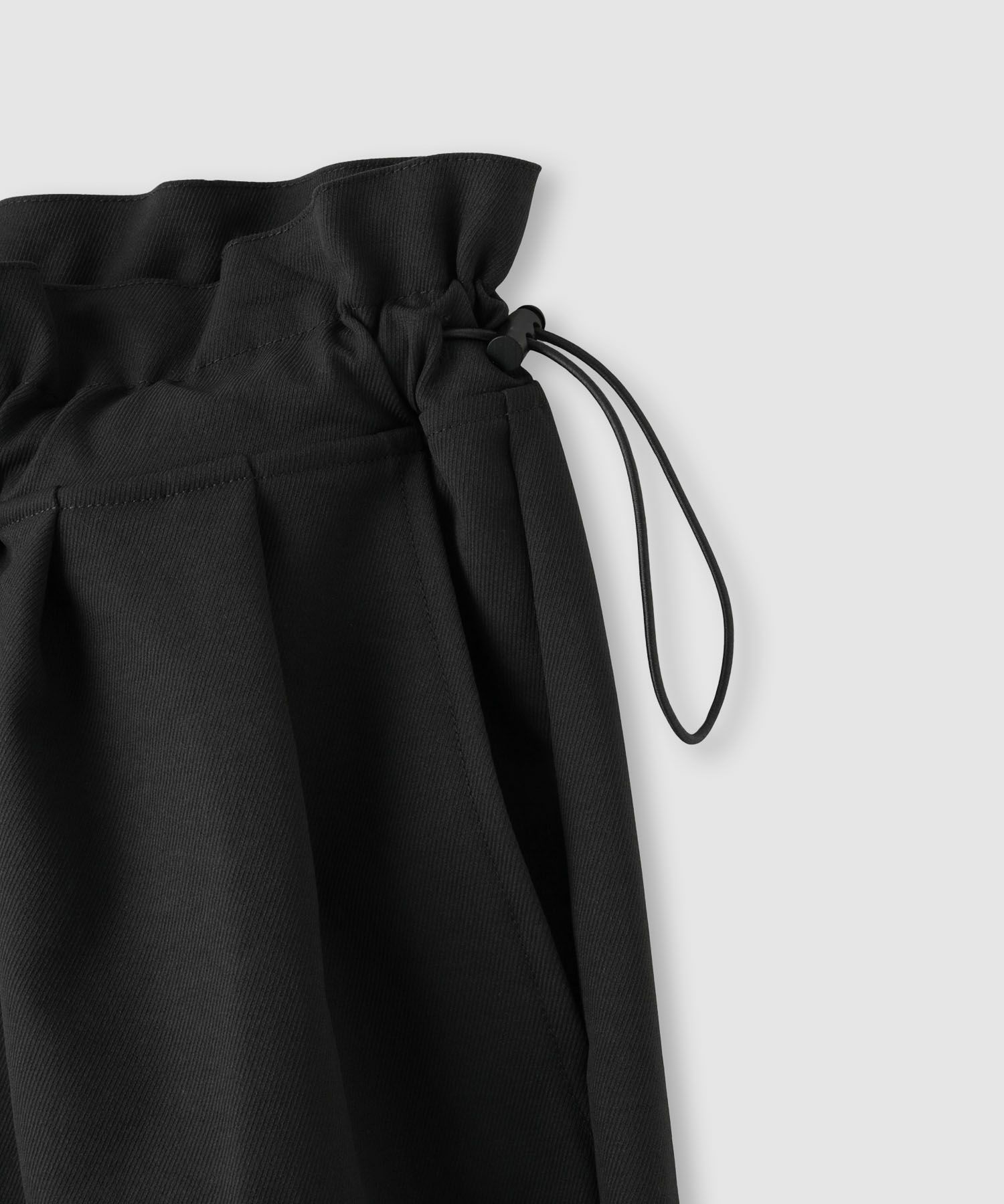 Idnes ギャバドロストテーパードパンツ レディース