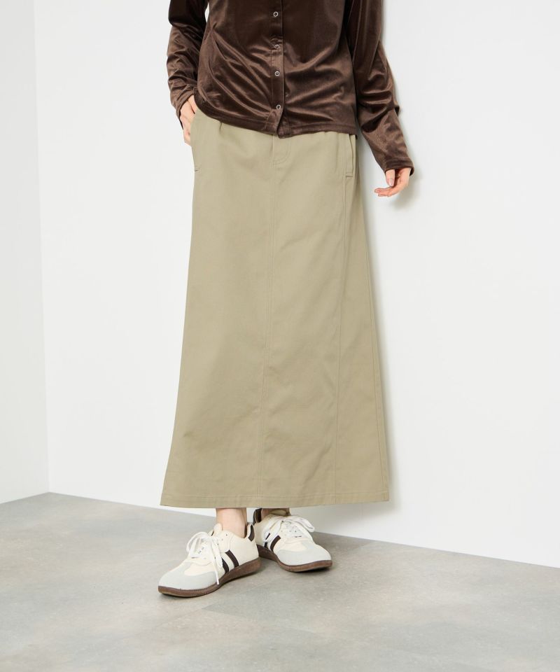 Idnes  ライトワークAラインロングスカート レディース商品画像-3