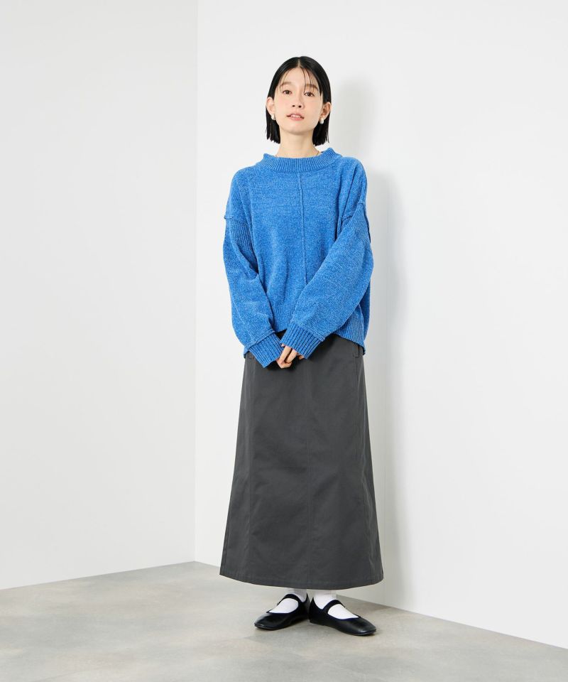 Idnes ライトワークAラインロングスカート レディース商品画像-13