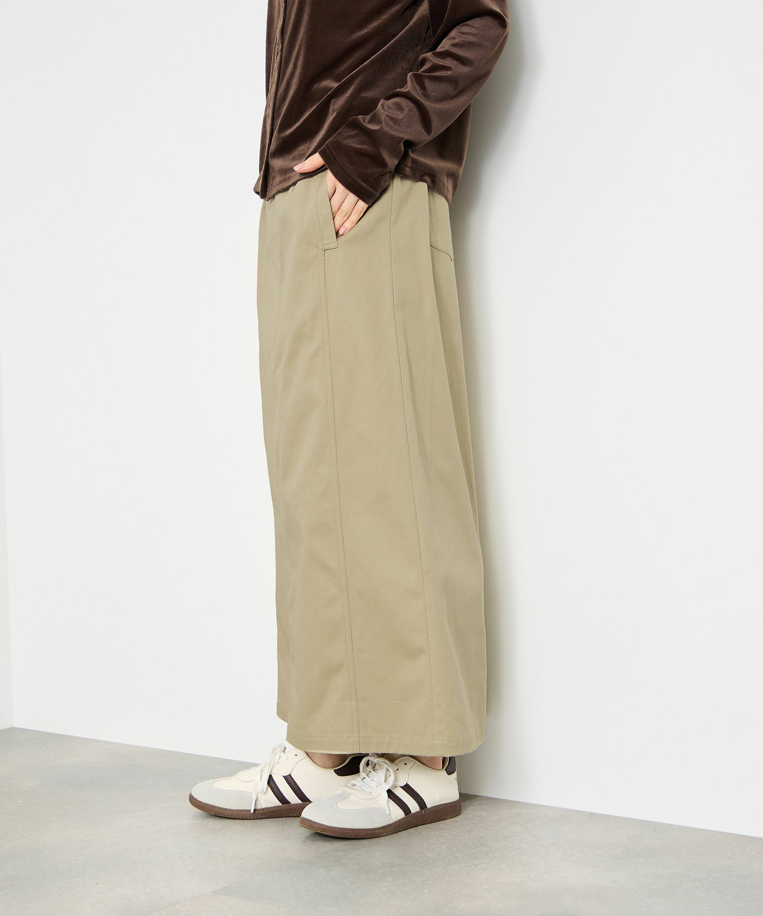 Idnes  ライトワークAラインロングスカート レディース商品サムネイル-19