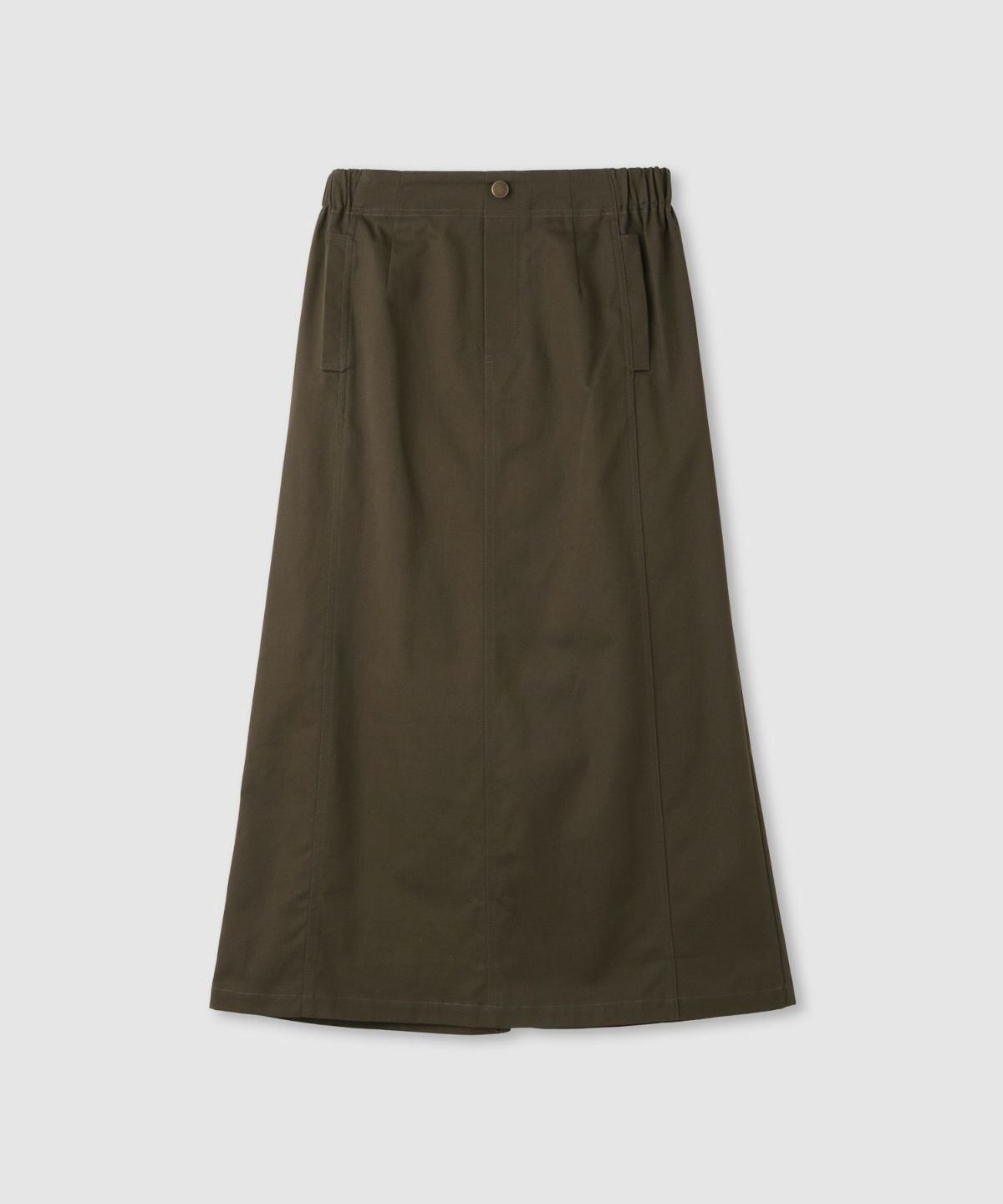 Idnes ライトワークAラインロングスカート レディース