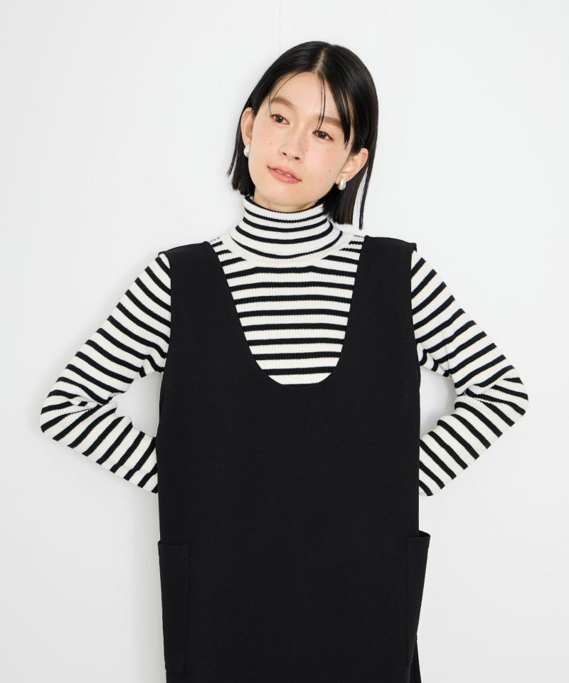 Idnes  2WAYカットジョーゼットジャンパースカート レディース商品画像-9