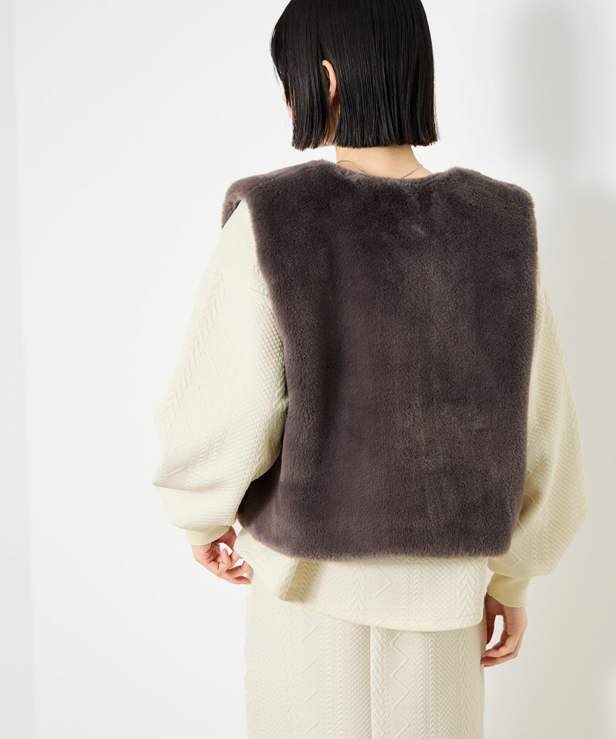 Idnes ジャガード柄セットアップ レディース