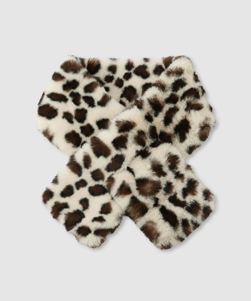 ヒョウ柄ティペット レディース商品画像-1