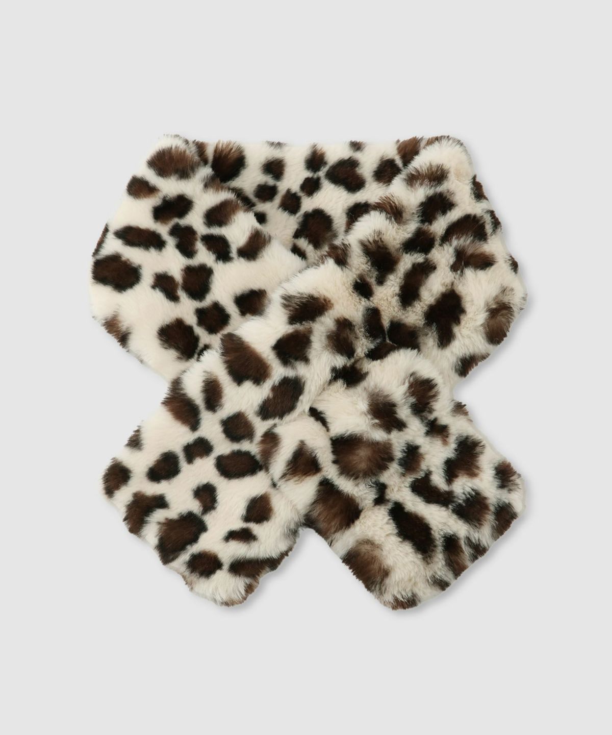 ヒョウ柄ティペット レディース