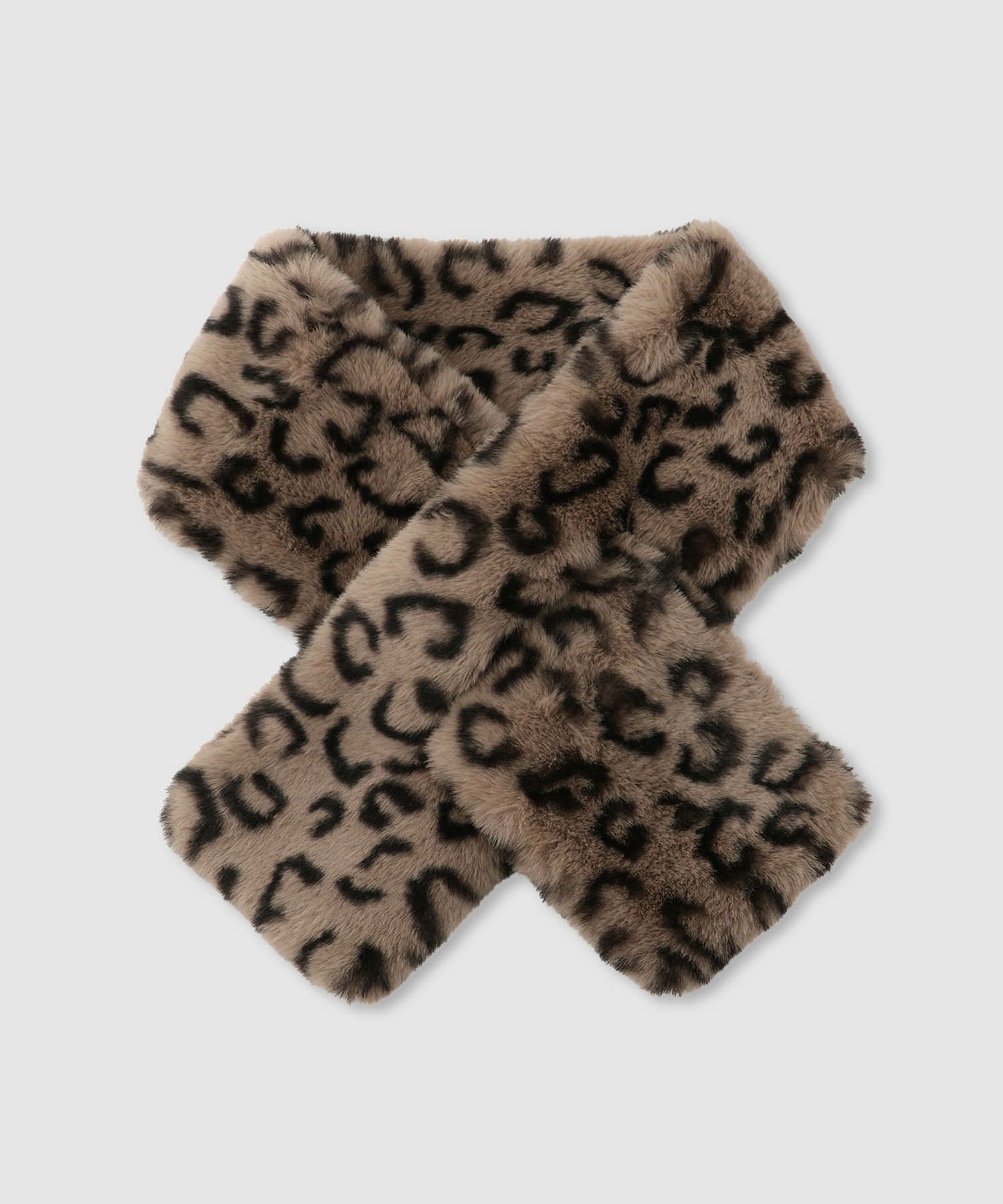 ヒョウ柄ティペット レディース商品画像-3