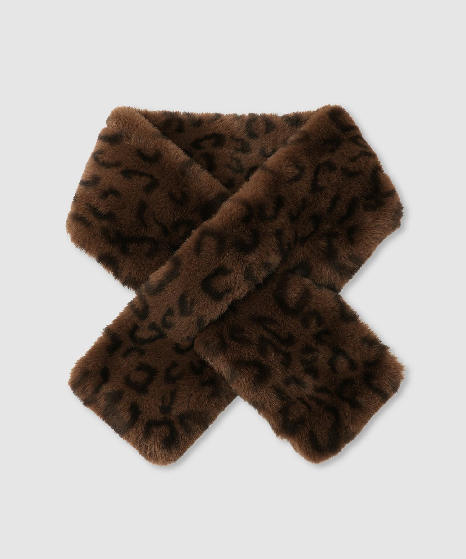 ヒョウ柄ティペット レディース商品画像-4