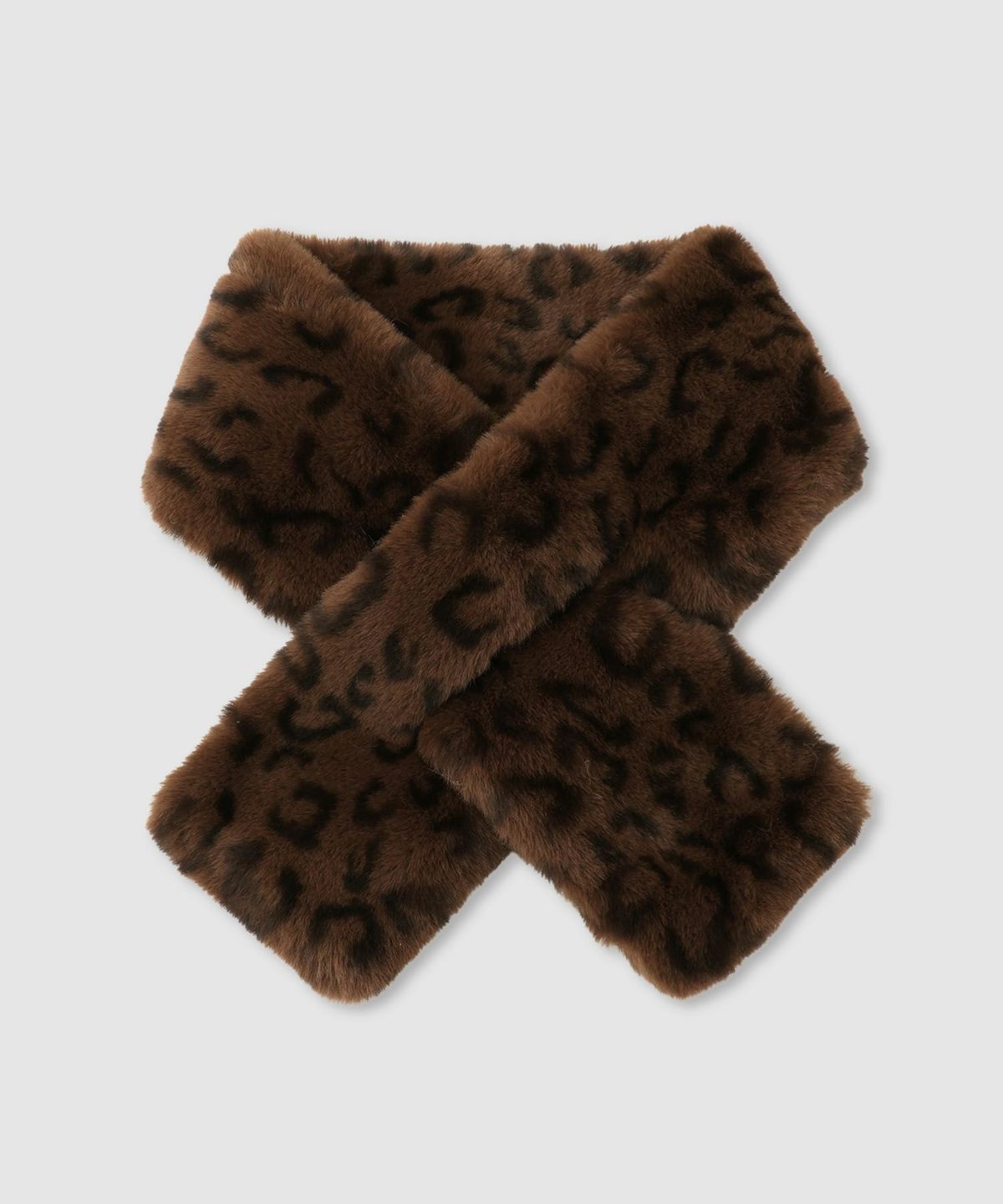 ヒョウ柄ティペット レディース