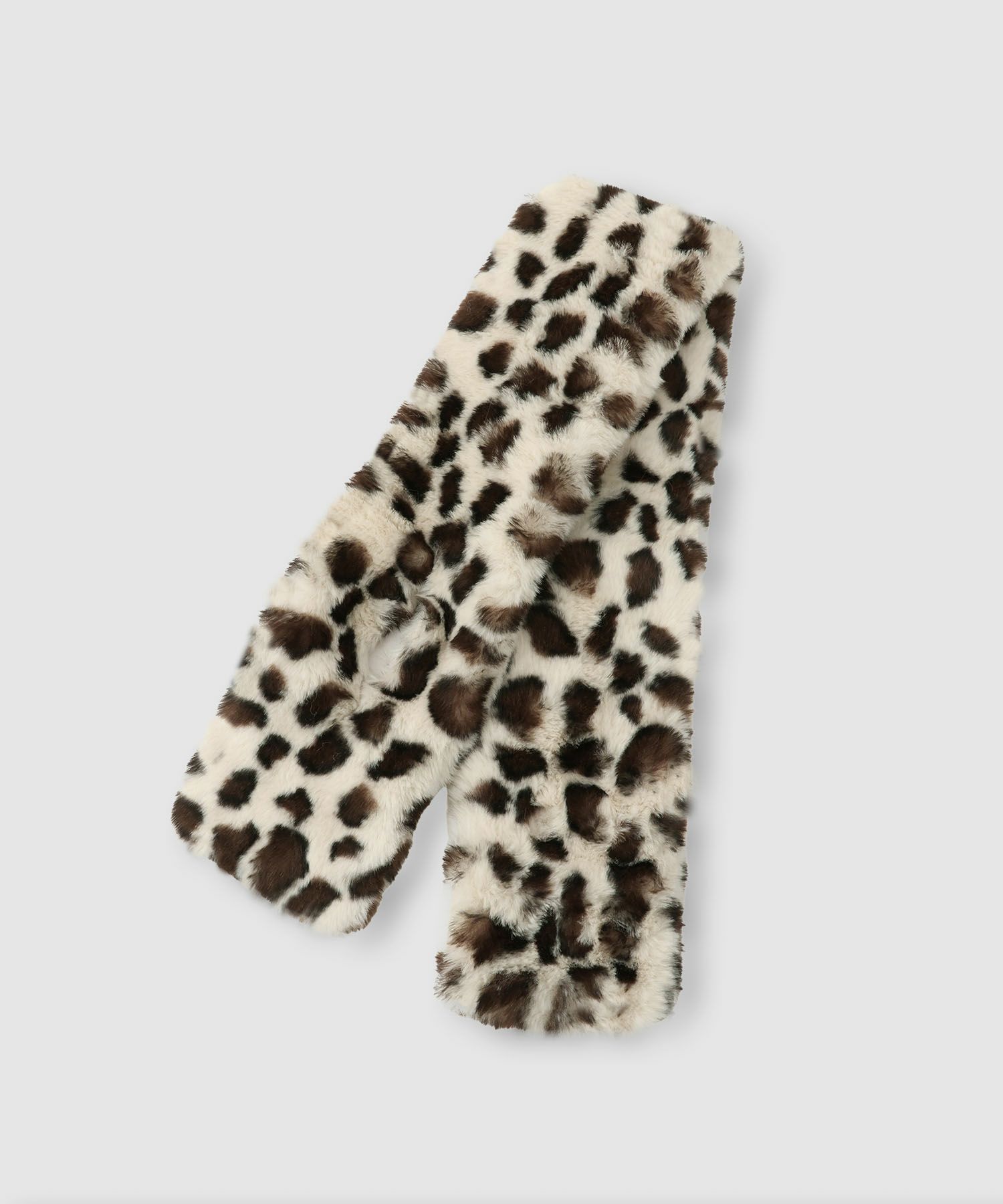 ヒョウ柄ティペット レディース